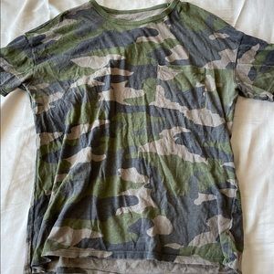 Aerie Camo Boyfriend Shirt